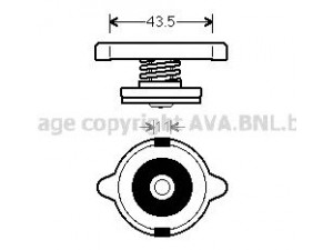 AVA QUALITY COOLING 980014 radiatoriaus dangtelis 
 Aušinimo sistema -> Radiatorius/alyvos aušintuvas -> Radiatorius/dalys
2533002000, 2533017000, 2533024100