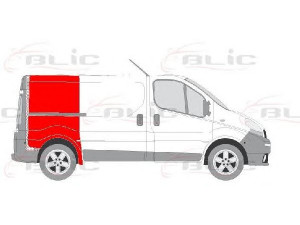 BLIC 6504-01-6061578P sparnas 
 Kėbulas -> Kėbulo dalys/ sparnas/buferis -> Sparnas/montavimo dalys