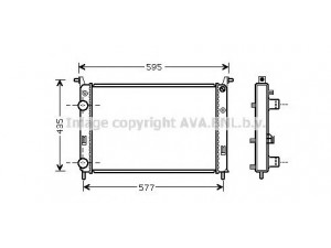 AVA QUALITY COOLING FTA2316 radiatorius, variklio aušinimas 
 Aušinimo sistema -> Radiatorius/alyvos aušintuvas -> Radiatorius/dalys
46742278, 46827249