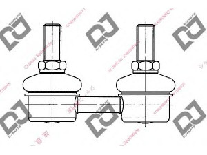 DJ PARTS DL1090 šarnyro stabilizatorius 
 Ašies montavimas/vairavimo mechanizmas/ratai -> Stabilizatorius/fiksatoriai -> Savaime išsilyginanti atrama
54830-34000, 54830-34500, 54830-36010