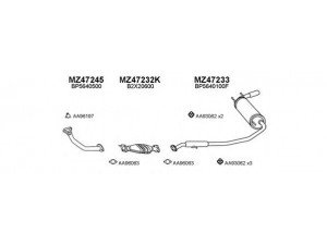 VENEPORTE 470080 išmetimo sistema