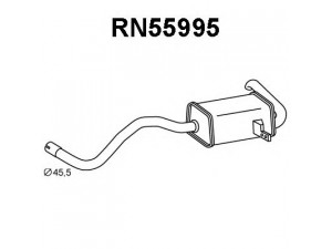 VENEPORTE RN55995 galinis duslintuvas 
 Išmetimo sistema -> Duslintuvas
200101326R