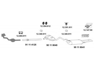 EBERSPÄCHER 12_389 išmetimo sistema 
 Išmetimo sistema -> Išmetimo sistema, visa
