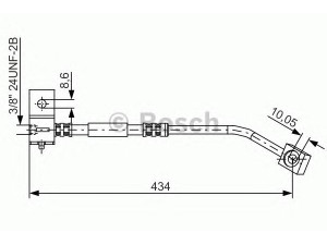 BOSCH 1 987 481 332 stabdžių žarnelė 
 Stabdžių sistema -> Stabdžių žarnelės
04509 995AD, 04509995AB, 4509 995AB