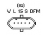 UNIPOINT F042A01115 kintamosios srovės generatorius 
 Elektros įranga -> Kint. sr. generatorius/dalys -> Kintamosios srovės generatorius
012-154-68-02