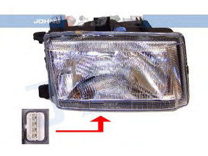 JOHNS 95 24 10-4 priekinis žibintas 
 Kėbulas -> Priekinis žibintas/dalys -> Priekinis žibintas/įterp.
6K5 941 016