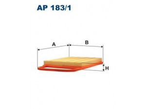 FILTRON AP183/1 oro filtras 
 Filtrai -> Oro filtras
030129620, 03D129620, 03D129620
