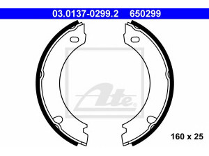 ATE 03.0137-0299.2 stabdžių trinkelių komplektas, stovėjimo stabdis 
 Stabdžių sistema -> Rankinis stabdys
1387798, 272134