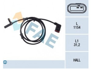 FAE 78028 jutiklis, rato greitis 
 Elektros įranga -> Jutikliai
203 540 13 17