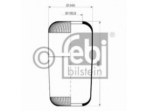 FEBI BILSTEIN 15304 dėklas, pneumatinė pakaba 
 Pakaba -> Pneumatinė pakaba
81.43601.0033, 360 328 01 01, 02.2002.41.00