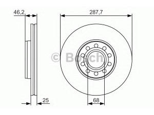 BOSCH 0 986 479 S19 stabdžių diskas 
 Dviratė transporto priemonės -> Stabdžių sistema -> Stabdžių diskai / priedai
4B0 615 301 B, 4B0 615 301 B