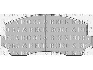 BORG & BECK BBP1283 stabdžių trinkelių rinkinys, diskinis stabdys 
 Techninės priežiūros dalys -> Papildomas remontas
898249280, MB058197, MB082439, MB193295