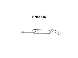 VENEPORTE RN55685 vidurinis duslintuvas 
 Išmetimo sistema -> Duslintuvas
8200189560, 8200276019, 8200431610