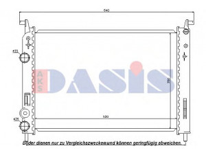 AKS DASIS 080084N radiatorius, variklio aušinimas
46779393