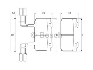 BOSCH 0 986 469 441 stabdžių trinkelių rinkinys, diskinis stabdys 
 Techninės priežiūros dalys -> Papildomas remontas
60750465, 795320, 795338, 79533800000000