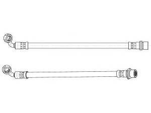 KAWE 514529 stabdžių žarnelė 
 Stabdžių sistema -> Stabdžių žarnelės
9094702D32, 9094702F24, 9094702G16