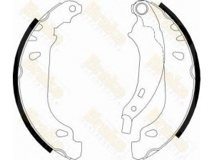 Brake ENGINEERING SH2548 stabdžių trinkelių komplektas 
 Techninės priežiūros dalys -> Papildomas remontas
7701205758, 7701205758