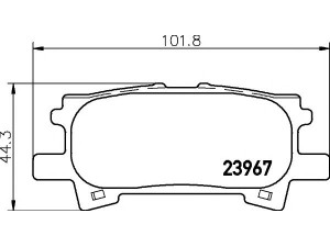 HELLA PAGID 8DB 355 010-621 stabdžių trinkelių rinkinys, diskinis stabdys 
 Techninės priežiūros dalys -> Papildomas remontas
0446648060, 0446648030