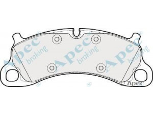 APEC braking PAD1947 stabdžių trinkelių rinkinys, diskinis stabdys 
 Techninės priežiūros dalys -> Papildomas remontas
99135194902