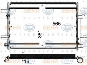 HELLA 8FC 351 000-241 kondensatorius, oro kondicionierius 
 Oro kondicionavimas -> Kondensatorius
9023972