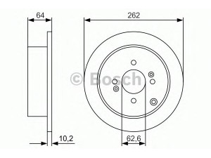 BOSCH 0 986 479 983 stabdžių diskas 
 Stabdžių sistema -> Diskinis stabdys -> Stabdžių diskas
58411 1C800, 58411 1C800