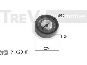TREVI AUTOMOTIVE KD1164 paskirstymo diržo komplektas 
 Techninės priežiūros dalys -> Papildomas remontas
1201255, 2T1Q6M260AA, YS4Q6M260AA