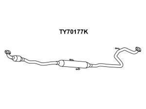 VENEPORTE TY70177K katalizatoriaus keitiklis
174100J050, 174100Y010