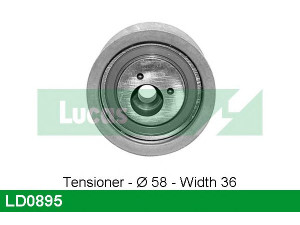 LUCAS ENGINE DRIVE LD0895 įtempiklio skriemulys, paskirstymo diržas
077109244D, 077109244E