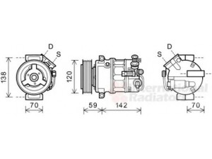 VAN WEZEL 3700K579 kompresorius, oro kondicionierius 
 Oro kondicionavimas -> Kompresorius/dalys
13262836, 6854109
