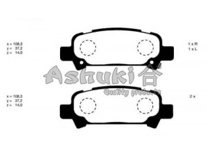 ASHUKI 1083-2007 stabdžių trinkelių rinkinys, diskinis stabdys 
 Techninės priežiūros dalys -> Papildomas remontas
V9118F011, 4605A644, 0 986 424 650/BOSCH