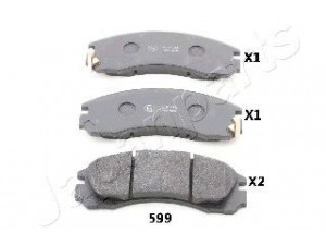 JAPANPARTS PA-599AF stabdžių trinkelių rinkinys, diskinis stabdys 
 Techninės priežiūros dalys -> Papildomas remontas
4605A492, 4605A730, MB858400, MB858584