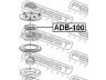 FEBEST ADB-100 frikcinis guolis, pakabos statramsčio atramos montavimas
4A0412249