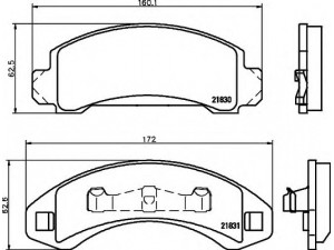 HELLA 8DB 355 008-501 stabdžių trinkelių rinkinys, diskinis stabdys 
 Techninės priežiūros dalys -> Papildomas remontas
3352413, 3858244, 3886184, 3943468