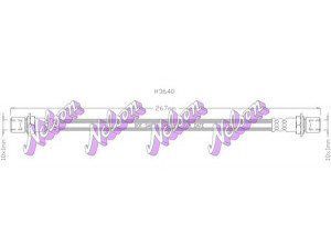 Brovex-Nelson H3640 stabdžių žarnelė 
 Stabdžių sistema -> Stabdžių žarnelės
9004922054, 9004922054000, 9004922057