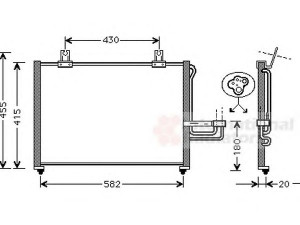 VAN WEZEL 83005026 kondensatorius, oro kondicionierius 
 Oro kondicionavimas -> Kondensatorius
0K2C061480, 0K2C661480, OK2C061480
