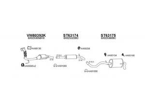 VENEPORTE 630013 išmetimo sistema 
 Išmetimo sistema -> Išmetimo sistema, visa