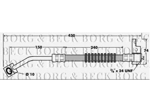 BORG & BECK BBH7415 stabdžių žarnelė 
 Stabdžių sistema -> Stabdžių žarnelės
04860069AD, 4860069AD