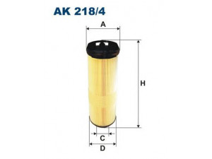 FILTRON AK218/4 oro filtras 
 Techninės priežiūros dalys -> Techninės priežiūros intervalai
6460940004