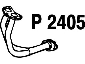 FENNO P2405 išleidimo kolektorius 
 Išmetimo sistema -> Išmetimo vamzdžiai
BM70124, 7123151