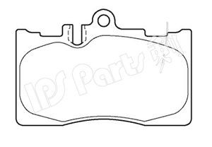 IPS Parts IBD-1208 stabdžių trinkelių rinkinys, diskinis stabdys 
 Techninės priežiūros dalys -> Papildomas remontas
04465-50230