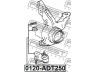 FEBEST 0120-ADT250 atramos/vairo trauklė
43330-09360