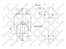 STELLOX 84-00152-SX dėklas, pneumatinė pakaba
1440305, 1726241