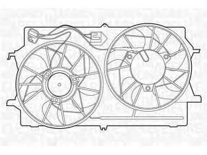 MAGNETI MARELLI 069422317010 ventiliatorius, radiatoriaus 
 Aušinimo sistema -> Radiatoriaus ventiliatorius
1107126, 98AB8C607GM