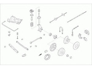 BOGE FORD-MONDE-RB018 vairavimo mechanizmas; rato pakaba 
 Ašies montavimas/vairavimo mechanizmas/ratai -> Prekių paieška pagal schemą