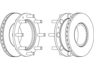 FERODO FCR308A stabdžių diskas 
 Stabdžių sistema -> Diskinis stabdys -> Stabdžių diskas
2992636, 7184078