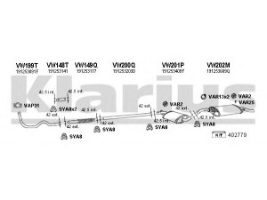 KLARIUS 930224U išmetimo sistema 
 Išmetimo sistema -> Išmetimo sistema, visa
