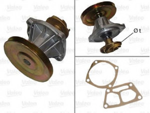 VALEO 506572 vandens siurblys 
 Aušinimo sistema -> Vandens siurblys/tarpiklis -> Vandens siurblys
5894582, 7533502, 7565764, 7580755