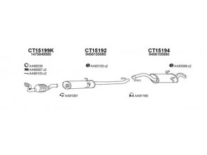 VENEPORTE 250198 išmetimo sistema 
 Išmetimo sistema -> Išmetimo sistema, visa