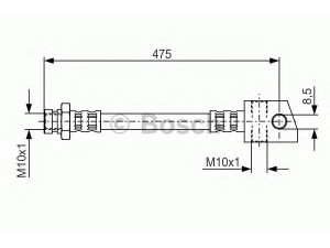 BOSCH 1 987 476 549 stabdžių žarnelė 
 Stabdžių sistema -> Stabdžių žarnelės
94 222 685, 8-94222-658-1, 8-94222-685-1