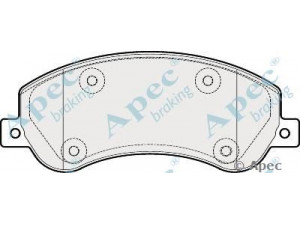 APEC braking PAD1816 stabdžių trinkelių rinkinys, diskinis stabdys 
 Techninės priežiūros dalys -> Papildomas remontas
2H0698151
